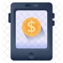 Mobile Money Online Money Online Earning Icon