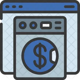 Online Money Laundering  Icon