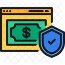 Online Money Security Finance Security Secure Payment Icon