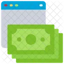 온라인 돈 지출  아이콘