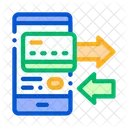 Online money transaction  Icon