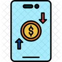 Online money transfer  Icon