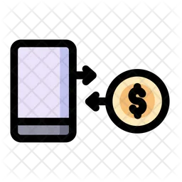 Online Money Transfer  Icon