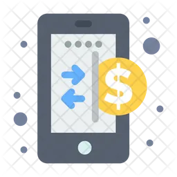 Online Money Transfer  Icon