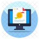 Online Money Transfer  Icon