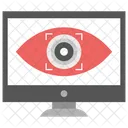 Online Uberwachung Netzwerkuberwachung Fernuberwachung Symbol