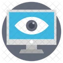 Online Uberwachung Cyber Symbol