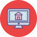 온라인 모기지 온라인 부동산 구매 온라인 부동산 선택 아이콘