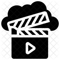 Online Movie Icon Of Glyph Style Available In Svg Png Eps Ai Icon Fonts