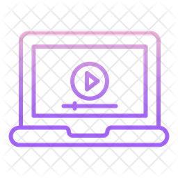 Online Movie Icon Of Gradient Style Available In Svg Png Eps Ai Icon Fonts