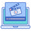 Online Movie Online Media Stream Multimedia Icône