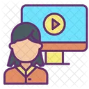 Online Movie User Online Movie Online Film Icon