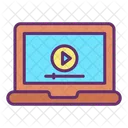 Laptop Online Movie Online Film Icon