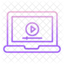 Laptop Online Movie Online Film Icon