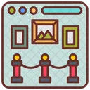 Online Museum Museum Website Online Curatorship Icon
