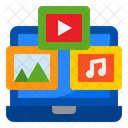 Online Music Music Multimedia Icon