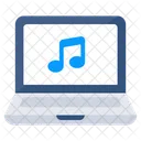 Online Music Online Song Online Multimedia Icon
