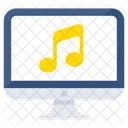 Online Music Online Song Online Multimedia Icon