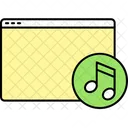 Online Music Audio Music Icon