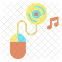 Imouse Click Online Music Album Online Song Icon