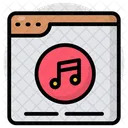 Online Music Nota Melody Icon