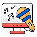 Online Music Online Song Online Fun Icon