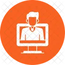 Online Nachhilfe Symbol Fur Lebenslanges Lernen E Learning Symbol