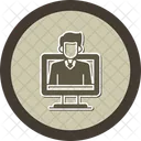 Online Nachhilfe Symbol Fur Lebenslanges Lernen E Learning Symbol