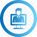 Online Nachhilfe Symbol Fur Lebenslanges Lernen E Learning Symbol