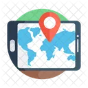 Online Navigation Mobile Location Mobile Direction Icon