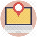 Online Navigation Map Icon