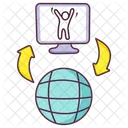 Online Network Online Communication Global Network Icon
