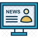 Lcd Led News Icon