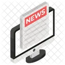Online News E News E Newspaper Icon