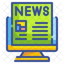 Online News Newsletters News Icon