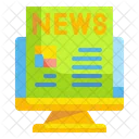 Online News Newsletters News Icon