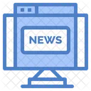 Online News Online News Telecast Communications Icon