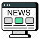 Online News Digital News E News Icon