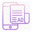 Online News Ad Online Newspaper Advertising News Icon