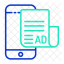 Ionline Newspaper Ads Online News Ad Online Newspaper Advertising Icon