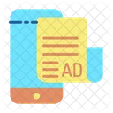 Ionline Newspaper Ads Online News Ad Online Newspaper Advertising Icon