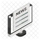 Digital News Internet Newspaper Online News Icon
