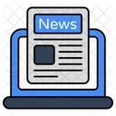 Online News Online Newspaper Online Newsletter Icon