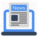 Online News Online Newspaper Online Newsletter Icon