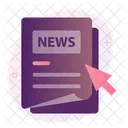 Online Newspaper Icon