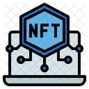 Online-NFT-Verbindung  Symbol