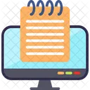 Online Note  Icon