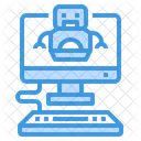 Online Operate Robot Icon