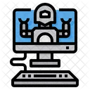 Robot Computer Artificial Intelligence Icon