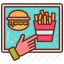 Online Order Order Confirmation Fries Icon